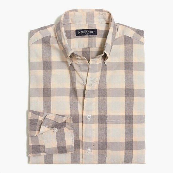 J. Crew Other - Jcrew Tattersall Slim Flex Casual Shirt